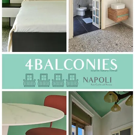 4 Balconies At Carlo III & Garage Apartment Naples